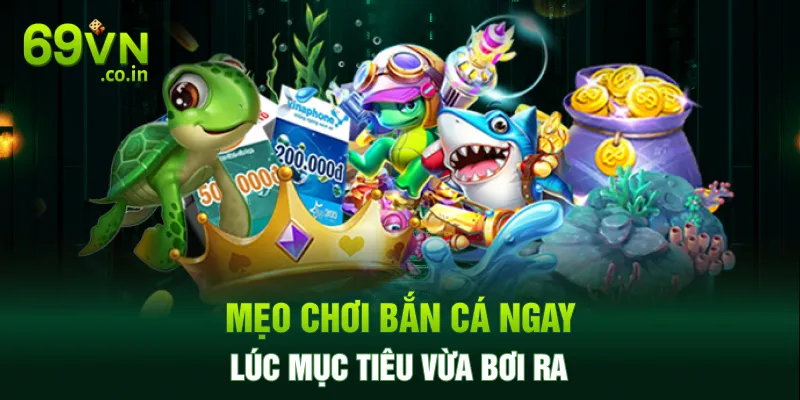 Mẹo chơi bắn cá ngay lúc mục tiêu vừa bơi ra