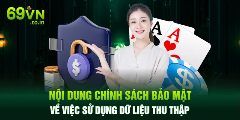 Nội dung chính sách bảo mật về việc sử dụng dữ liệu thu thập